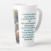 Wasserfarbenkatze & -florale - Liebe einer Mutter Milchtasse (Rechte Ecke)