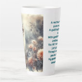 Wasserfarbenkatze & -florale - Liebe einer Mutter Milchtasse (Vorderseite)