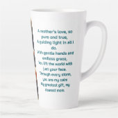 Wasserfarbenkatze & -florale - Liebe einer Mutter Milchtasse (Rechts)