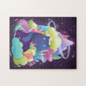 Wasserfarbenkatze Jigsaw Puzzle (Horizontal)