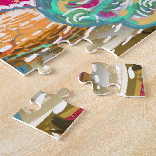 Wasserfarbenkatze Jigsaw Puzzle (Seite)