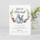 Wasserfarbenkatze Wir haben die Ankündigung versch (Stehend Vorderseite)