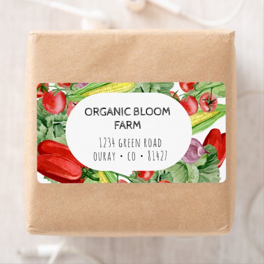 Wasserfarbenkennzeichnung des Gemüsebetriebs (Insitu)