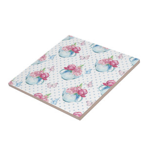 Wasserfarbenkessel Fliese