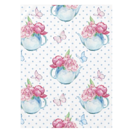 Wasserfarbenkessel Tischdecke (Vorderseite)