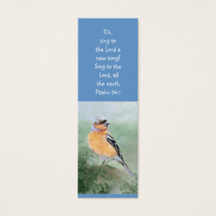 Wasserfarbenketten Bird Scripting Bible Lesezeiche