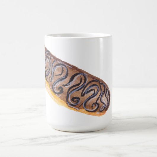 Wasserfarbenkeuler Donuts Hand lackiert Kaffeetasse (Mittel)