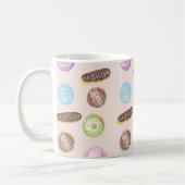Wasserfarbenkeuler Donuts Hand lackiert Kaffeetasse (Links)