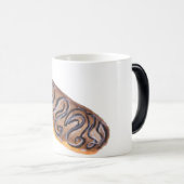 Wasserfarbenkeuler Donuts Hand lackiert Verwandlungstasse (VorderseiteRechts)