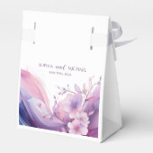 Wasserfarbenkirschblüten Geschenkschachtel (Rückseite)