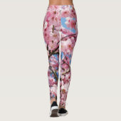 Wasserfarbenkirschblüten Leggings (Rückseite)