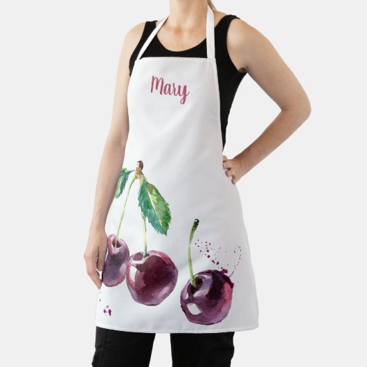 Wasserfarbenkirschen Anpassbare Schürze (InSitu)