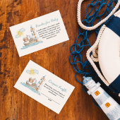 Wasserfarbenkocher für Nautische Bären Begleitkarte