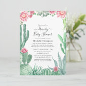 Wasserfarbenkocher mit Dusche Einladung (Stehend Vorderseite)