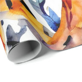 Wasserfarbenkollage Geschenkpapier (Rolleneckpunkt)