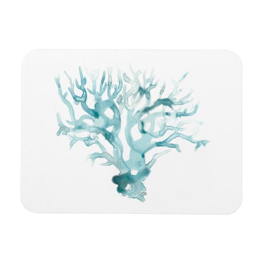 Wasserfarbenkoralle - Blau Magnet (Horizontal)