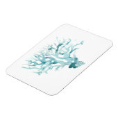 Wasserfarbenkoralle - Blau Magnet (Linke Seite)