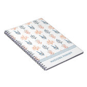 Wasserfarbenkorallen Notizblock (Rechte Seite)