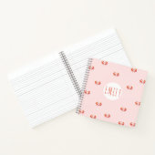 Wasserfarbenkrabbe-Monogramm Notizblock (Innenseite)