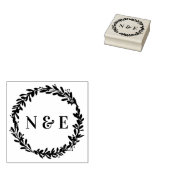 Wasserfarbenkranz erste Briefmarke Gummistempel (Stempel)