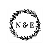 Wasserfarbenkranz erste Briefmarke Gummistempel (Prägung)