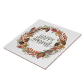 Wasserfarbenkranz Fliese (Seite)