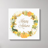 Wasserfarbenkranz Leinwanddruck (Vorderseite)