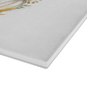 Wasserfarbenkranz Schneidebrett (Ecke)