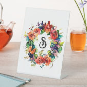 Wasserfarbenkranz Sockelschild (In Situ)