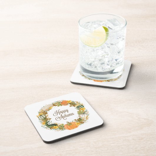 Wasserfarbenkranz Untersetzer (Rechte Seite)