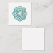 Wasserfarbenkratzer Doily Notecards Mitteilungskarte (Vorne/Hinten)