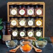 Wasserfarbenkraut- und Gewürzkrautmarken Aufkleber