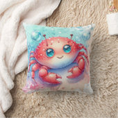 Wasserfarbenkrebs Kissen (Decke)