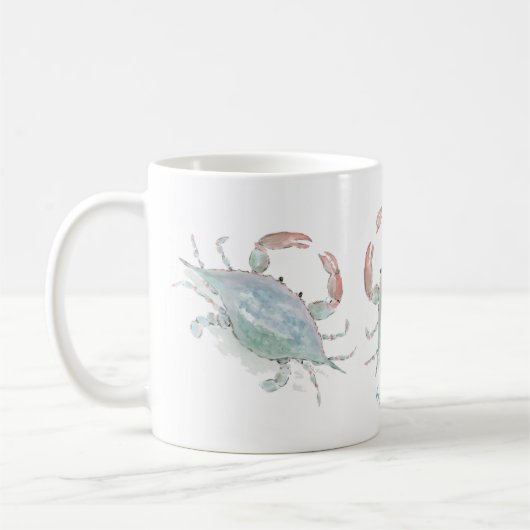 Wasserfarbenkrebse Kaffeetasse (Links)