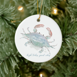 Wasserfarbenkrebse Keramik Ornament