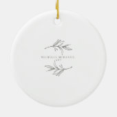 Wasserfarbenkrebse Keramik Ornament (Hinten)