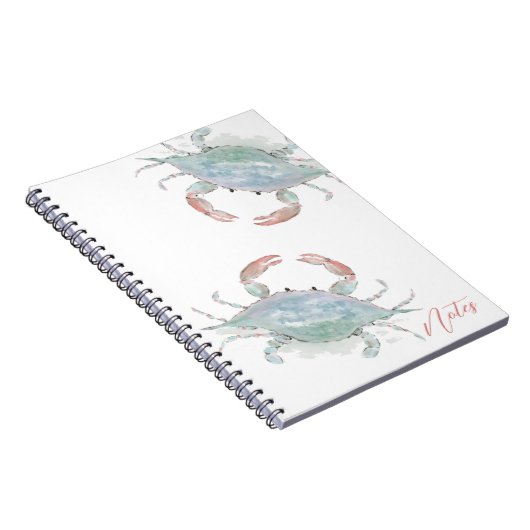 Wasserfarbenkrebse Notizblock (Rechte Seite)