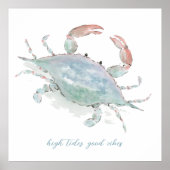 Wasserfarbenkrebse Poster (Vorne)