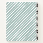 Wasserfarbenküche liefert Personalisiertes Rezept Notizblock (Rückseite)