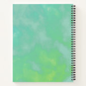 Wasserfarbenküche liefert Personalisiertes Rezept Notizblock (Rückseite)