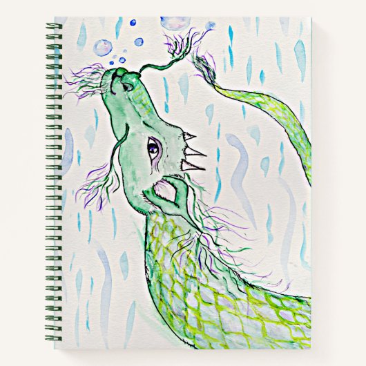 Wasserfarbenkunst des Sees Notizblock (Vorderseite)