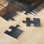 Wasserfarbenkunst in der Stadt Rainy Puzzle (Seite)