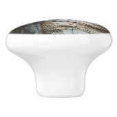 Wasserfarbenkunst Keramikknauf (Seitenansicht)