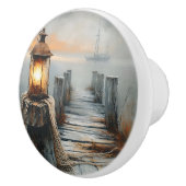 Wasserfarbenkunst Keramikknauf (Rechts)