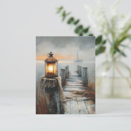 Wasserfarbenkunst Postkarte (Stehend Vorderseite)