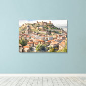 Wasserfarbenkunst Tiflis Leinwanddruck (Insitu (Holzboden))