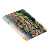 Wasserfarbenkunst Tiflis Magnet (Rechte Seite)