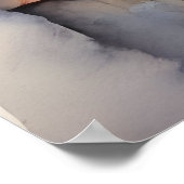 Wasserfarbenkunst Tiflis Poster (Ecke)