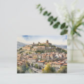 Wasserfarbenkunst Tiflis Postkarte (Stehend Vorderseite)