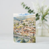 Wasserfarbenkunst Tiflis Postkarte (Stehend Vorderseite)